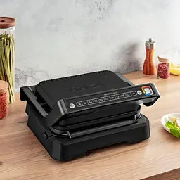 Гриль Tefal притискний OptiGrill 2 в 1 Black 2100Вт з'ємні пластини метал чорний (GC772830) - мініатюра 4