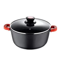 Каструля з кришкою Bergner Chroma 28 см 6 л (BG-30116-BK) - мініатюра 6