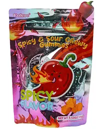 Жувальні цукерки Cokoc Spicy Sour Chewy Gummies 100г