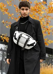 Велика чоловіча поясна сумка бананка Sambag 38х21 см sum0027303 - мініатюра 8
