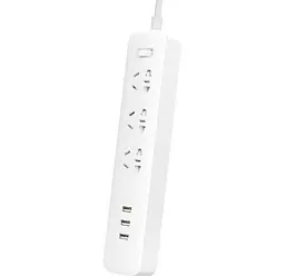Подовжувач Xiaomi Mi Power Strip (3 розетки + 3 USB-port) 27W NRB4049CN - мініатюра 2