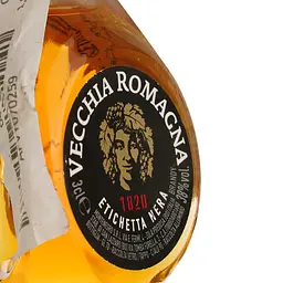 Бренди Vecchia Romagna Etiсhetta Nera, 38%, 0,03 л (8176) - мініатюра 2