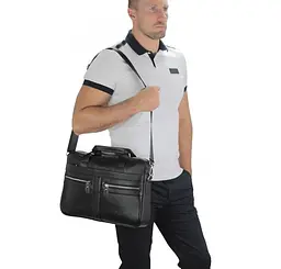 Шкіряна сумка для ноутбука чоловіча Tiding Bag A25-1120A - мініатюра 6