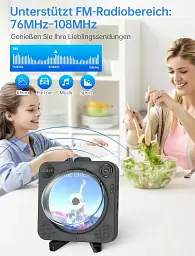 Аудіосистема Arafuna CD-плеер USB Bluetooth FM Radioз Німеччини - мініатюра 2
