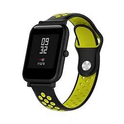 Універсальний ремінець для Amazfit Bip 20мм Black-Red (AMZBPSILNIKE-BRD) [36655] - мініатюра 6