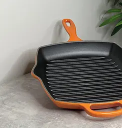 Сковорода-гриль Le Creuset Square Grillet 26 см вогняна 20183260900422 - мініатюра 3