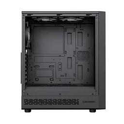 Корпус GameMax Storm 2 AB, Black, без БЖ, Midi Tower, ATX / Micro ATX / Mini-ITX, 1xType-C / 1xUSB 3.0 / 1xUSB 2.0, макс. CPU - 155 мм / VGA - 330 мм, 6x120 мм Blue LED, бічна панель із загартованого скла, хаб Fan x6 - мініатюра 4