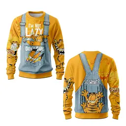 Світшот з 3D принтом Lazy Garfield 31593 XS