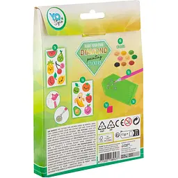 Алмазні наклейки Grafix Fruit 12 шт. (260004_1) - мініатюра 2
