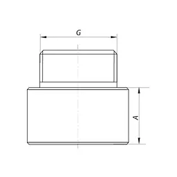 Подовжувач Koer 3/4" 70мм (хром) Kf.E08-70.Chr KF0112 - мініатюра 2
