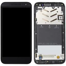 Дисплей HTC Desire 616 Dual Sim чорний, з рамкою