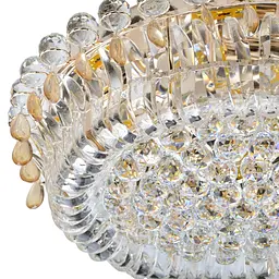 Люстра стельова Brille кришталева LED E14 40W NW Glass (BCL-604C/6) - мініатюра 3