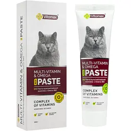 Паста Vitomax Eco Multi-Vitamin & Omega для котів 100 г - мініатюра 3