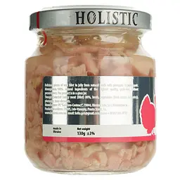 Вологий корм для цуценят Basttet'o Holistic шматочки філе індички в желе 130 г - мініатюра 2