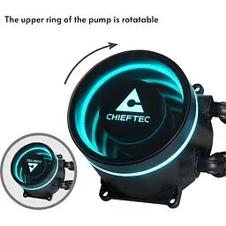 Система водяного охолодження Chieftec Iceberg 360 ARGB (CLC-360-RGB) [143790] - мініатюра 10