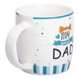 Чашка порцелянова MY BEST DAD 450 мл для тата Liling Rongxiang Ceramic RX-N240278MD - мініатюра 2