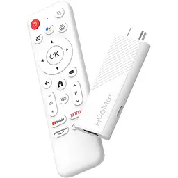 TV Медіаплеєр H96 MAX H313 TV Stick 2/16Gb/Allwinner H313/Android 14/WiFi 2.4G+5G/білий
