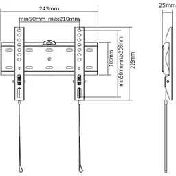 Кріплення для телевізора Gembird WM-42F-01 [133637] - мініатюра 4