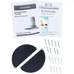Витяжка Minola DKS 6754 WH 1100 LED Glass - мініатюра 13