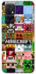 Чохол Demsky Minecraft collage для Oppo A15s / A15
