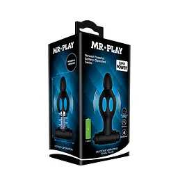 Анальна пробка Baile Mr.Play Powerful 11.8 см (чорний) - мініатюра 8
