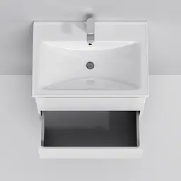 Тумба підвісна AM.PM X - Joy 65 см з умивальником M85-FHX0652-WC0652WG38 - мініатюра 5