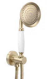 Душова система Rea Serra brushed gold + BOX прихованого монтажу REA-B1149, Золотий - мініатюра 5