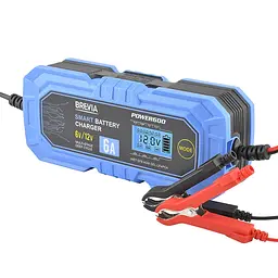 Зарядний пристрій Імпульсне автомобільного акумулятора АКБ Brevia Power 400 6V/12V 6A - мініатюра 5