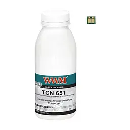 Тонер Canon MF651Cw/MF655Cdw/MF657Cdw, Canon 067 40г Black chip WWM (TC-Can067Bk-40-WWM)