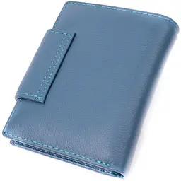 Жіноче портмоне з оригінальною монетницею з натуральної шкіри ST Leather 19450 бірюзовий - мініатюра 5