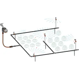 Комплект поливу Micro-Drip-System для клумб і грядок до 60 м² (13450-20.000.00) - мініатюра 3