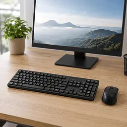 Клавіатура KEYBOARD + Мишка wireless TJ 808 / Комплект бездротової клавіатури та миші - мініатюра 2