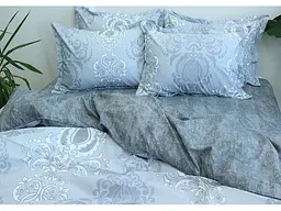 Комплект постільної білизни з компаньйоном (R-T9249) Євро TAG tekstil pbe0036963 - мініатюра 3