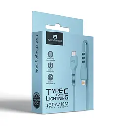 Кабель ArmorStandart AR88 Type-C to Lightning 3A 1m Blue (ARM65288) - мініатюра 5