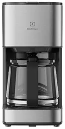 Electrolux Кофеварка крапельна, 1.375л, мелена, нерж