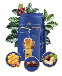 Кава в зернах Ambassador Crema 1 кг - мініатюра 2