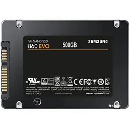 Накопичувач SSD Samsung Sata 2.5" 500Gb 860 Evo (MZ-76E500) Б/в - мініатюра 2