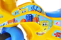 Дитяча каталка мотоцикл толокар QB002-103 "Губка Боб" qbee - мініатюра 3