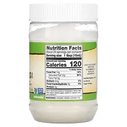 Кокосова олія першого віджиму Now Foods Virgin Coconut Oil органічна 355 мл - мініатюра 2