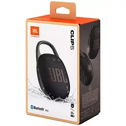 Портативна акустика JBL Clip 5 із кліпсою бездротова чорна (JBLCLIP5BLK) - мініатюра 5