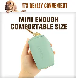 Диспенсер для біопакетів Fioviel dog poop bag dispenser бірюзовий - мініатюра 4