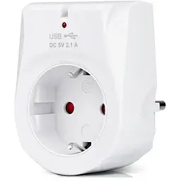 Зарядний пристрій REAL-EL 2*USB 10W (CS-25)