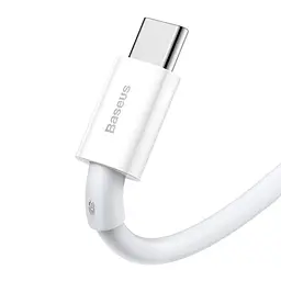 Кабель Baseus Superior Series Fast Charging USB to USB-C 66W 1m (CATYS-02) White [67416] - мініатюра 4