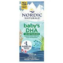 Риб'ячий жир для дітей Nordic Natural Babys DHA 30 мл - мініатюра 2