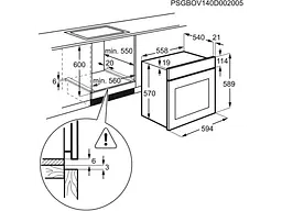Духова шафа Electrolux EOF5C50BZ - мініатюра 9