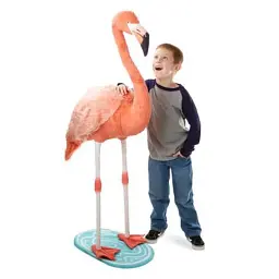 М'яка іграшка Melissa&Doug Рожевий плюшевий фламінго, 140 см (MD8805) - мініатюра 3