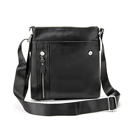 Месенджер чорний з клапаном Tiding Bag M56-17195A - мініатюра 3