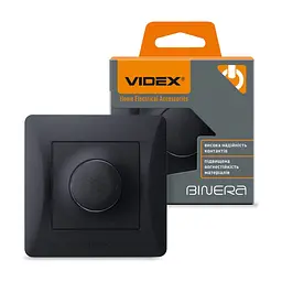 Світлорегулятор Videx BINERA 600Вт чорний граф (VF-BNDM600-BG) - мініатюра 4