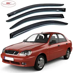 Дефлектори вікон вітровики HIC для Daewoo Lanos 1996- Оригінал (DAE06)