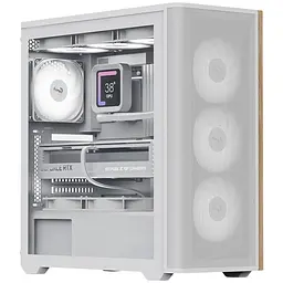 Корпус Aerocool D501A-G-WT-v2 White без БП (ACCM-DS01043.21)